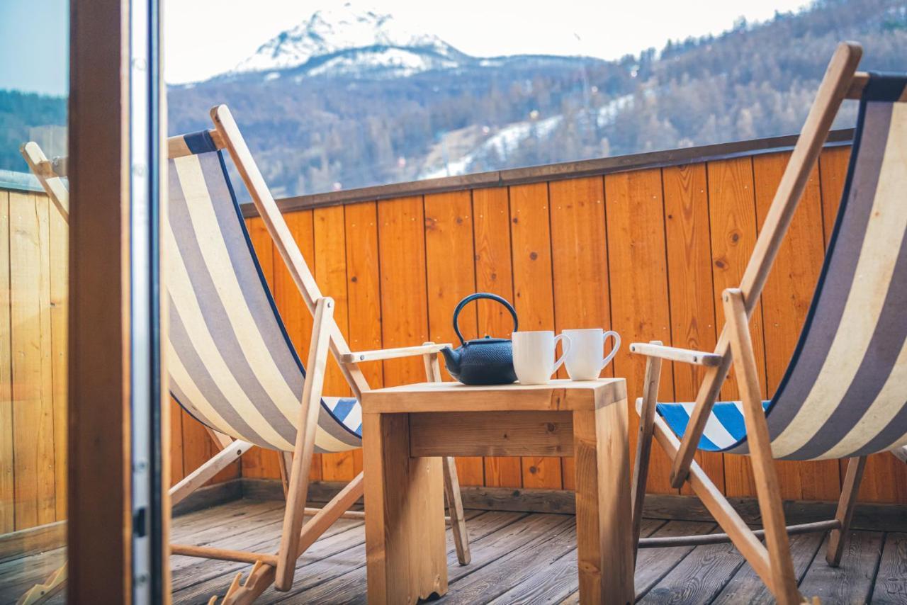 Le Serre D'Or, Grand Appartement Au Pied Des Pistes De Ski Saint Chaffrey Bagian luar foto