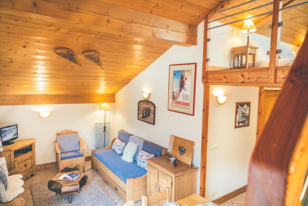 Le Serre D'Or, Grand Appartement Au Pied Des Pistes De Ski Saint Chaffrey Bagian luar foto